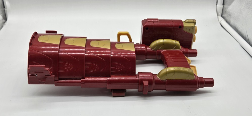 Marvel Iron Man Nerf Slide Blast Armor Dart Blaster 2015 Retractable Adjustable