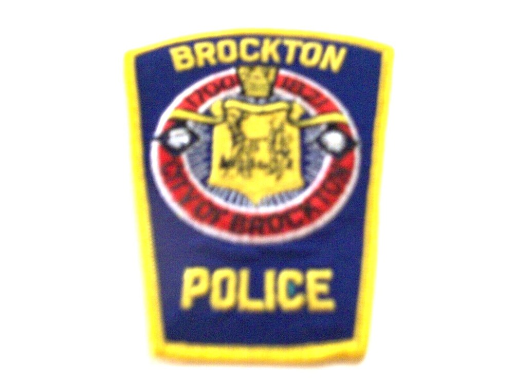 BROCKTON MA POLICE PATCH