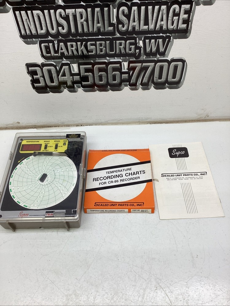 Supco CR-86 Temperature Recorder NIB