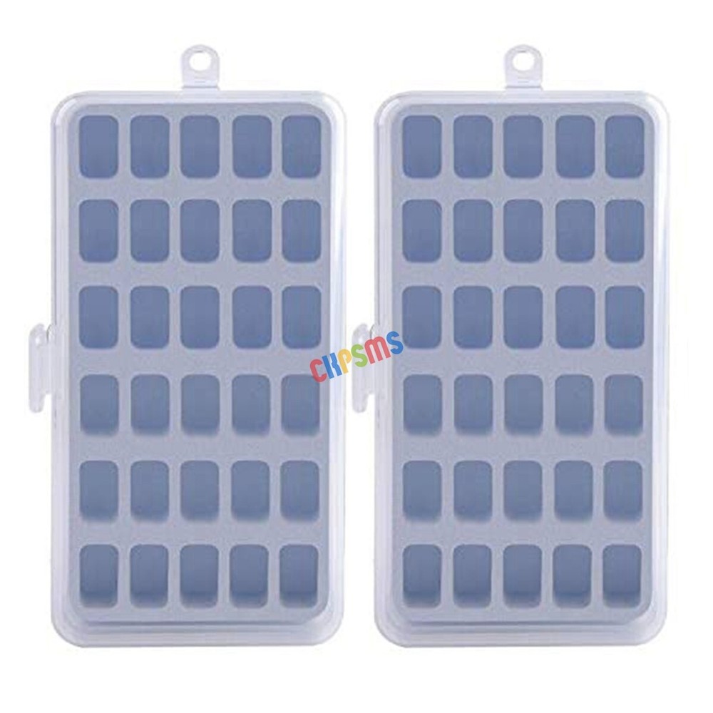 2PCS Bobbin Storage Boxes – Hold 60pcs FOR Class 15, L type, Bobbins