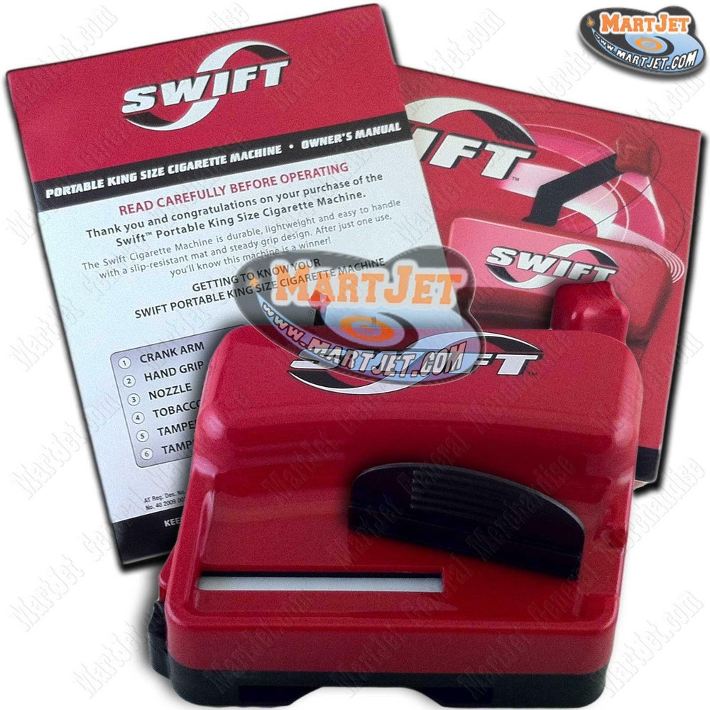 SWIFT Kings Regular 84mm Cigarette Maker Roller Rolling Making Injector Machine
