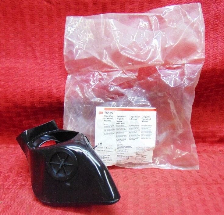 3M NOSE CUP ASSEMBLY, SILICONE, #7881S