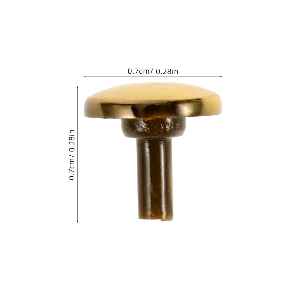 200Pcs Gold Plastic Clock Second Hand Caps Quartz Wall Clock Replacement Parts