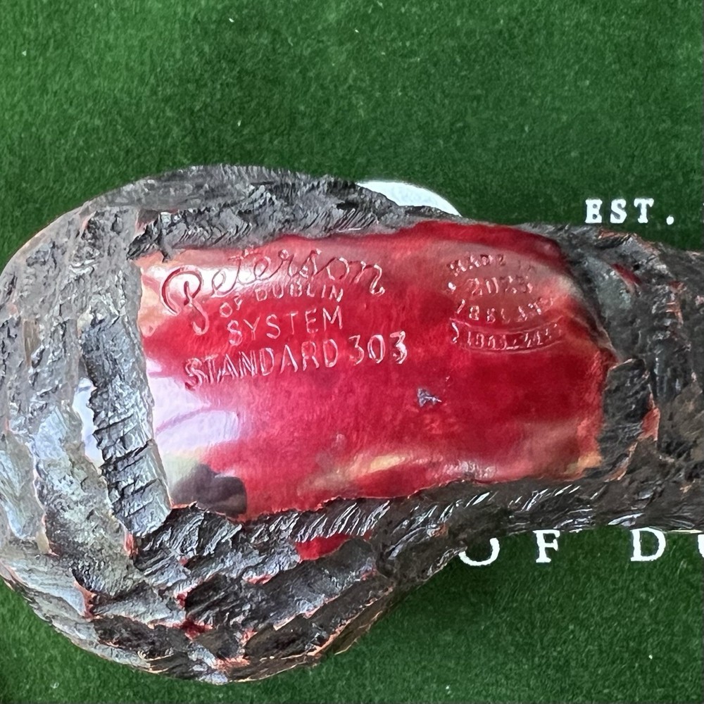 Peterson System Standard Rusticated Bent Apple (303) FISHTAIL Pipe