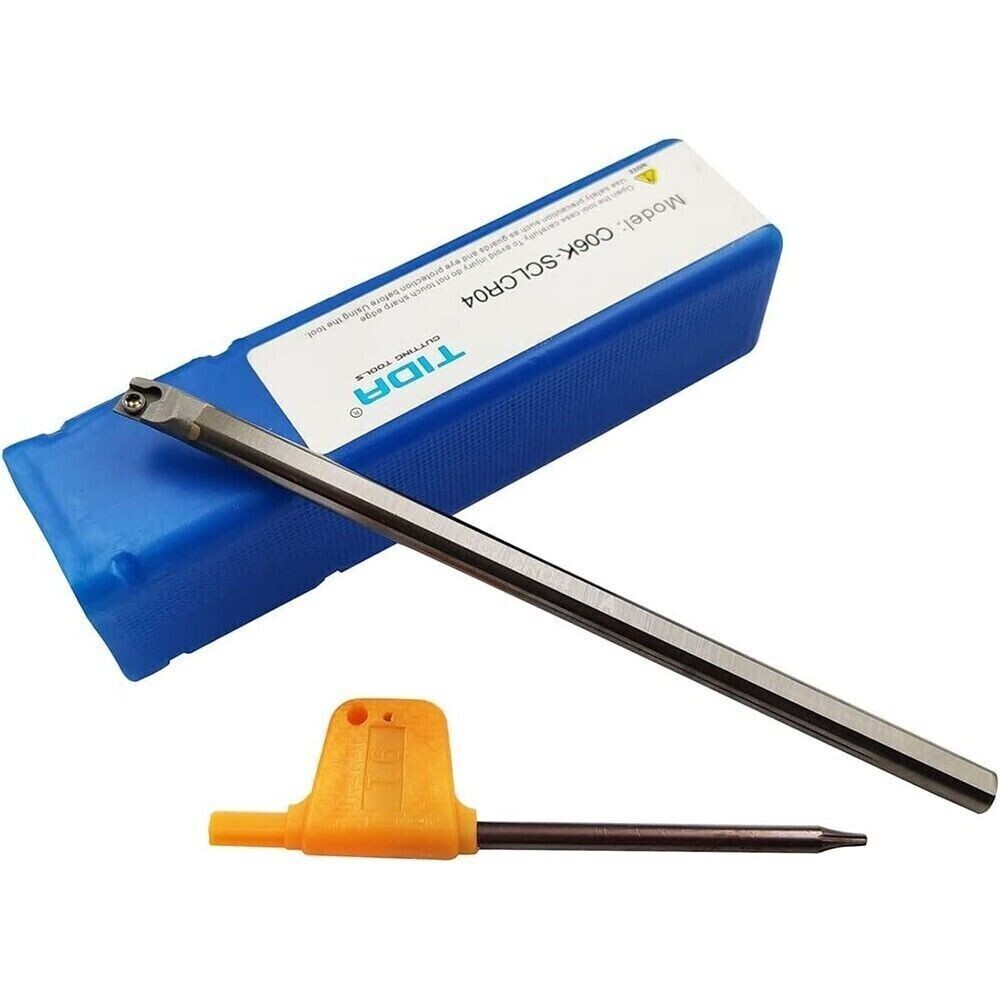 C06K-SCLCR04 6*125mm Solid carbide Tungsten steel tool for CCGT04 Ceramic insert
