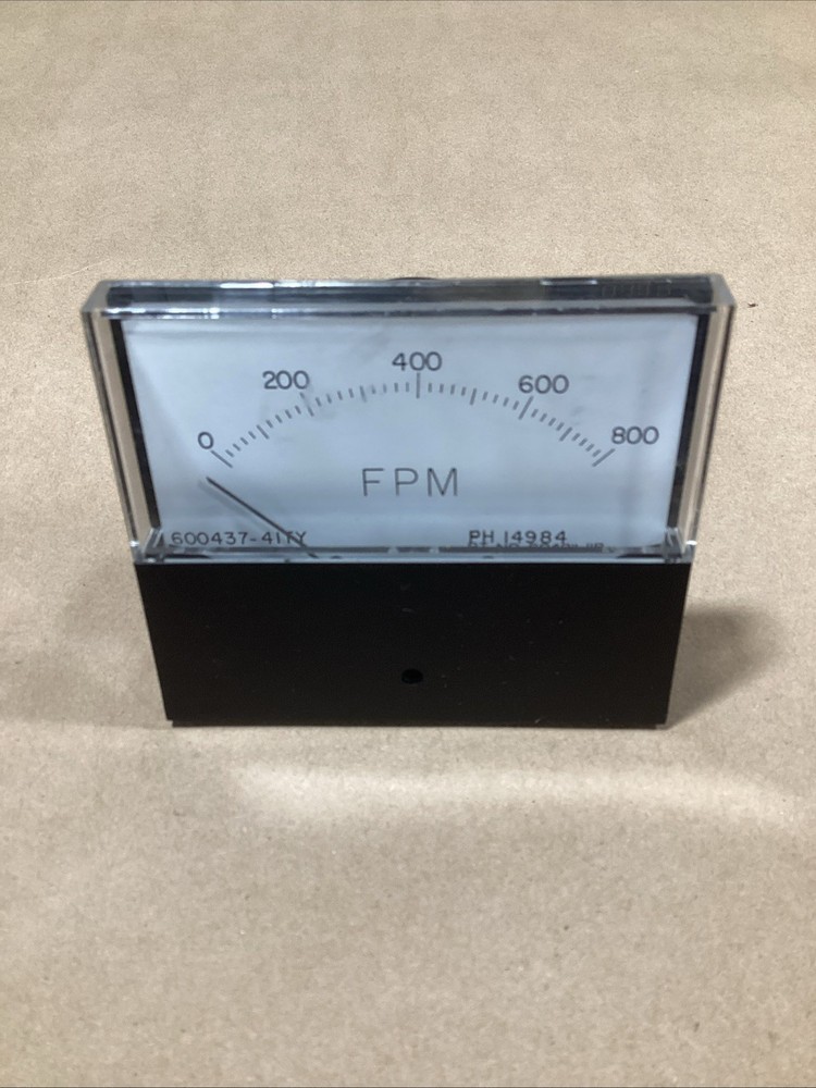 General Electric (GE) 600437-41TY analog panel meter