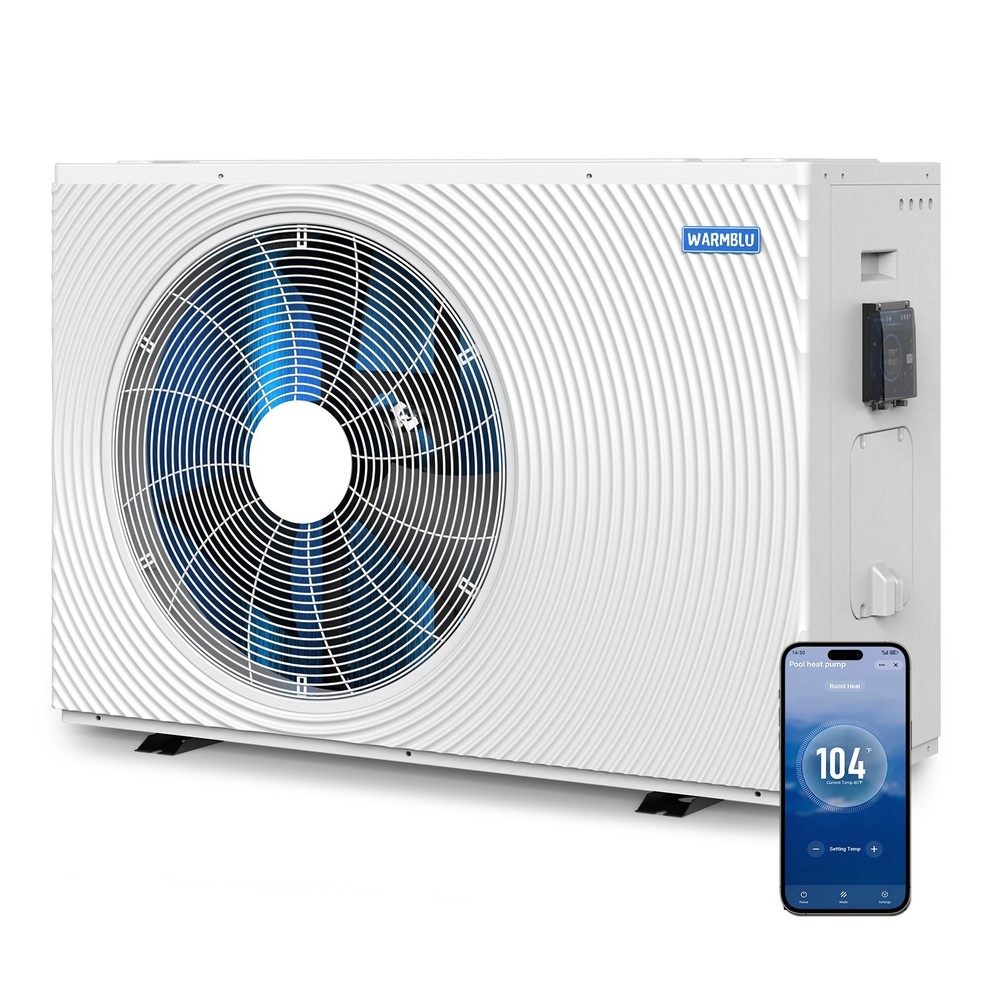 Efficiency 100000 BTU Inverter Pool Heater Chiller 28000 Gal