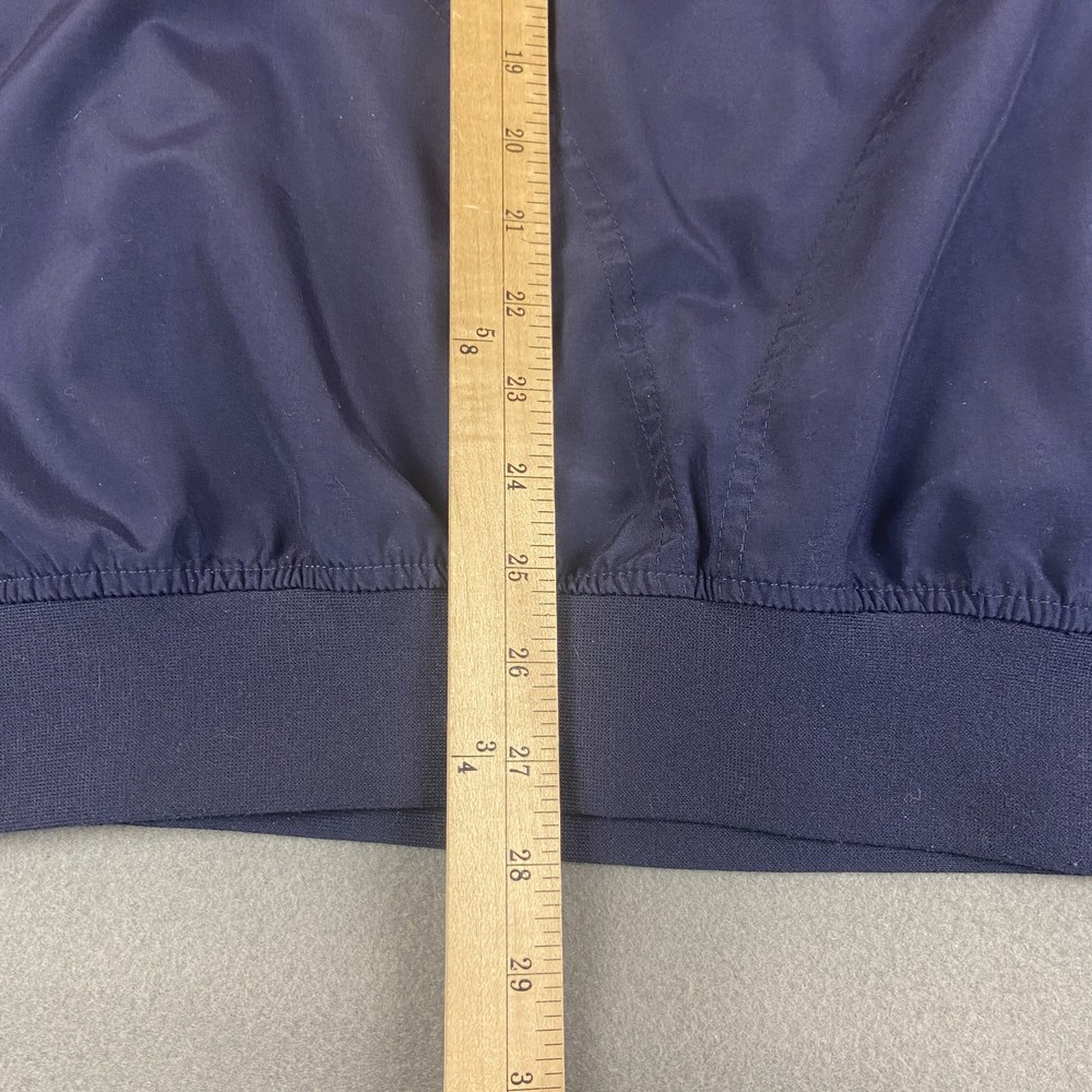 Zero Restriction Jacket Men Large Blue Golf Windbreaker Sleeveless Snap Pullover