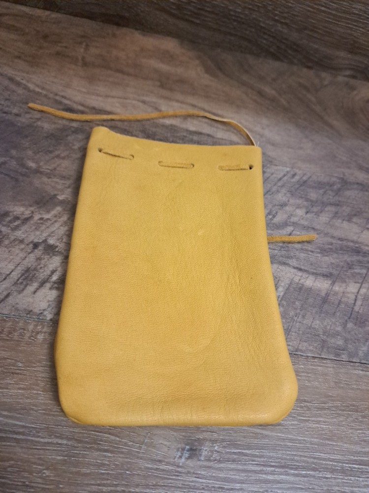 Vtg. Leather Muzzleloader Roundball Bag