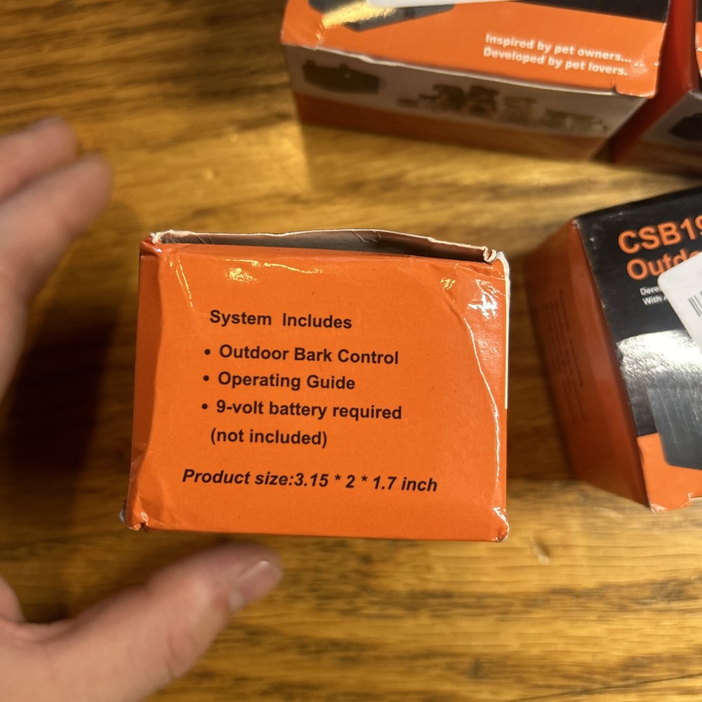 OUTDOOR BARK CONTROL CSB19 NEW IN BOX - 5pc
