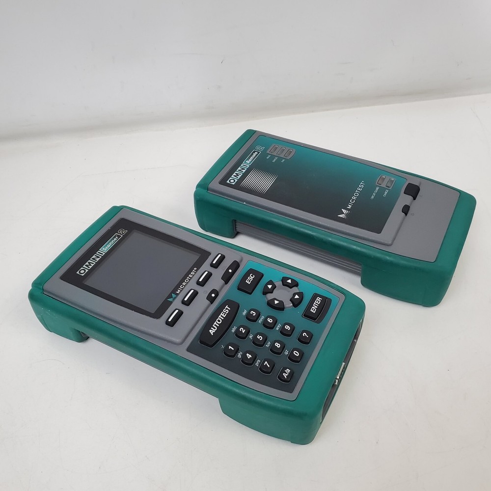 Microtest OMNIScanner 2 Cat6 Digital Cable Analyzer Certifier
