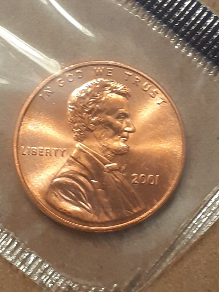 2001 LINCOLN CENT MINT SET COIN