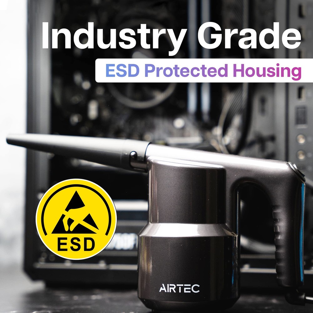 Electric Air Duster for Electronics - Spray Can Alternative Type 6