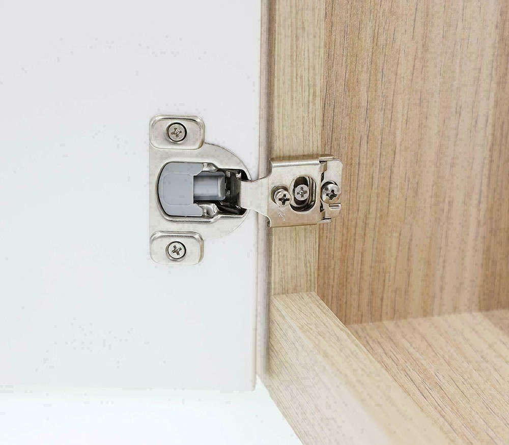 1/2" Overlay Soft Close Kitchen Cupboard Cabinet Hinge Face Frame 105° Compact
