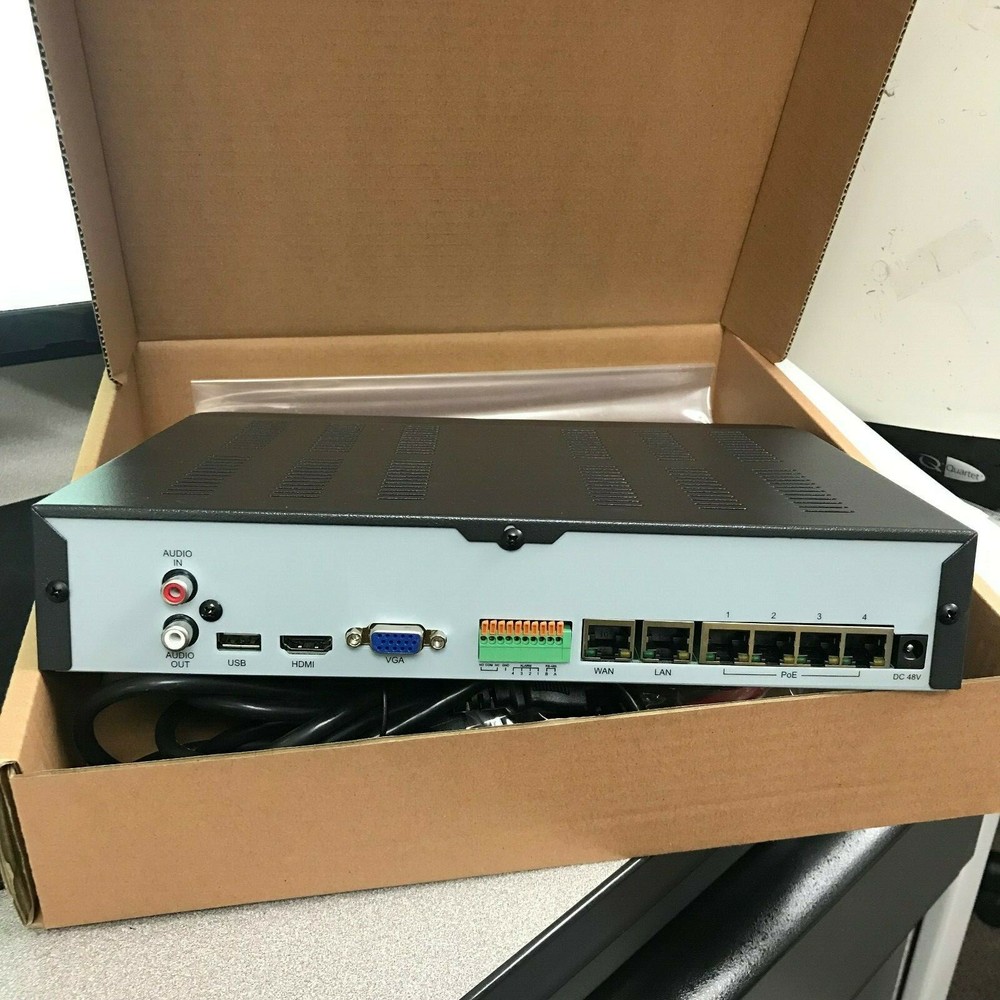 CCTV Security System 4CH IP NVR for Security Camera Network Video Recorder