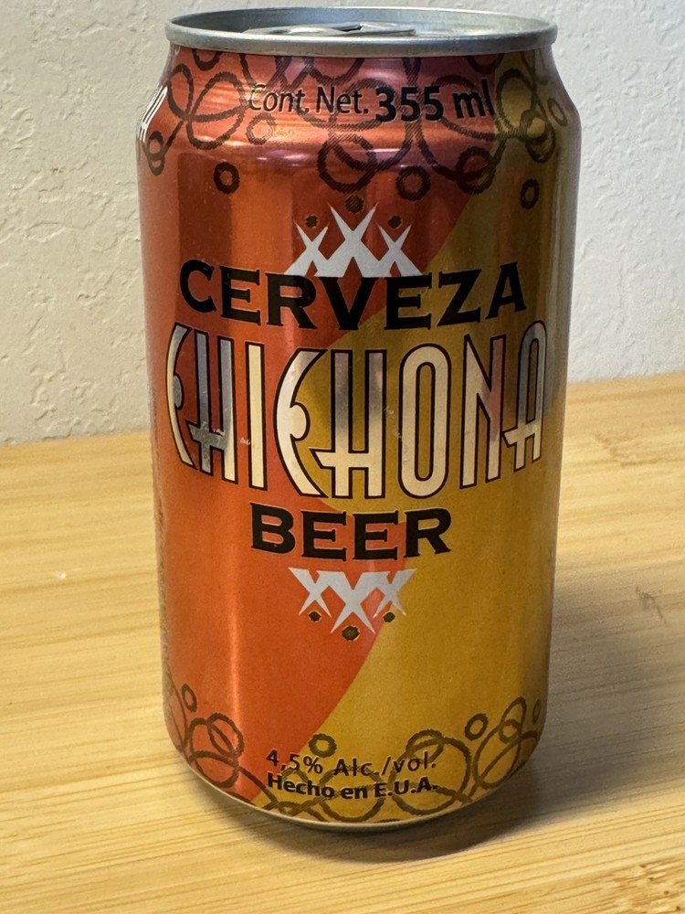 Cerveza Chichona - Empty Beer Can Bottom Opened