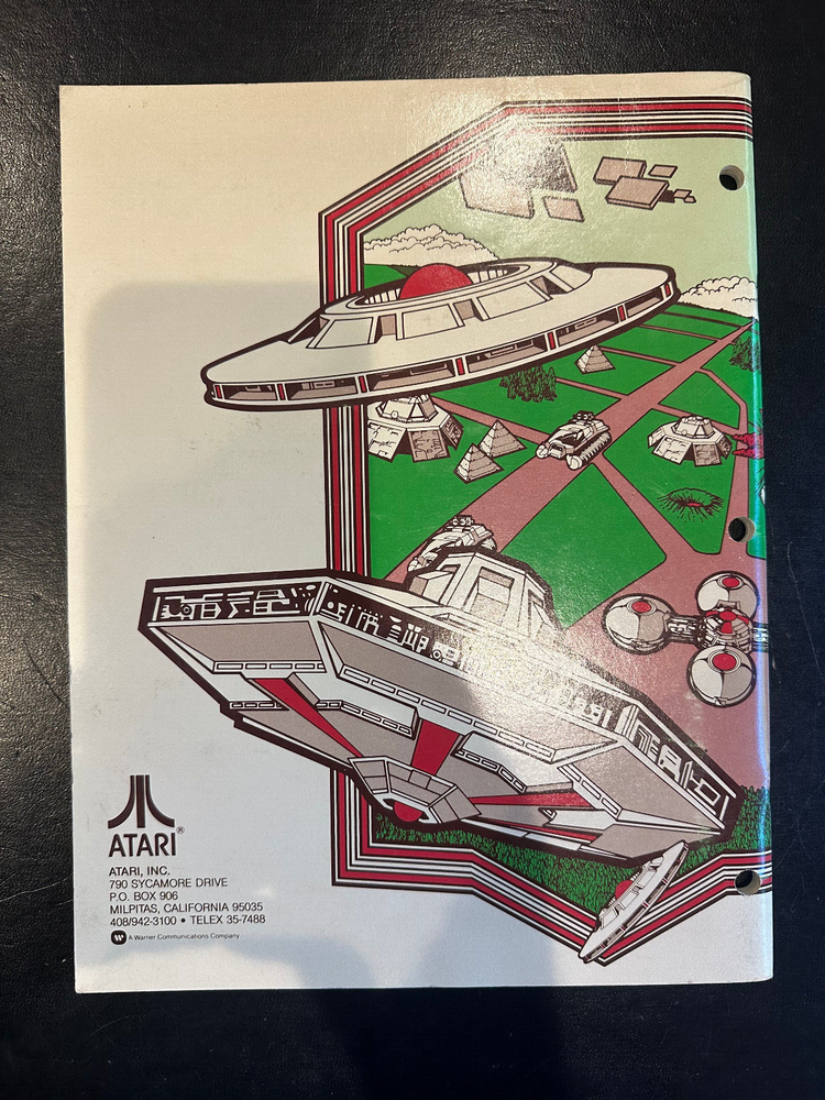 Atari Xevious Video Arcade Game Instruction Manual