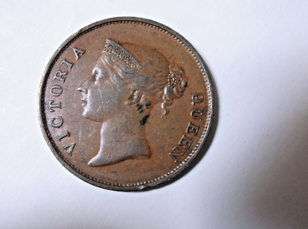 1845 One Cent Straits Settlement ,High Grade
