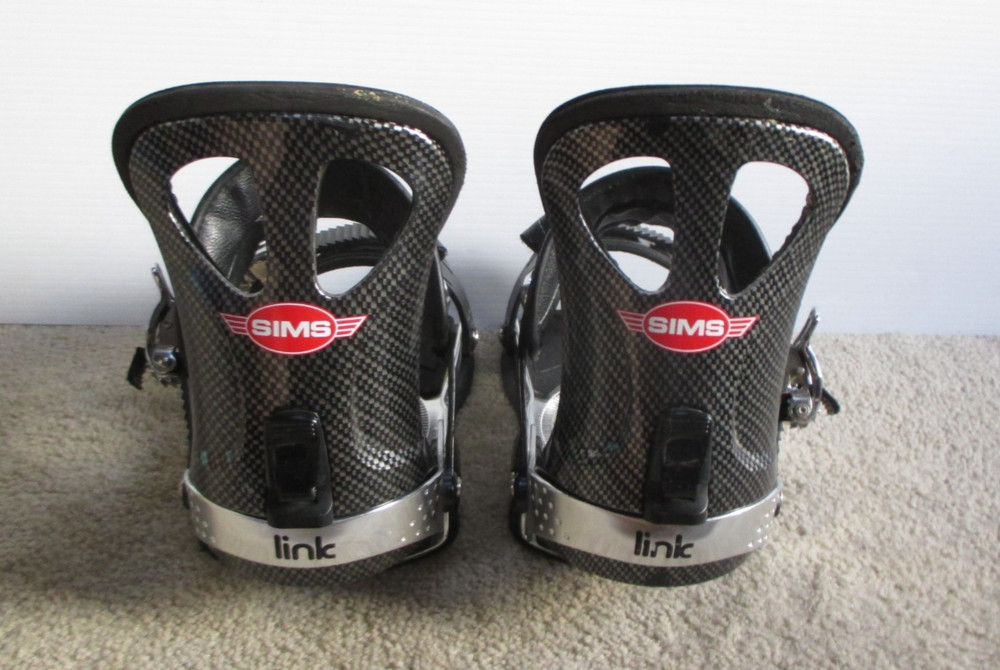 Sims Link Carbon Snowboard Bindings