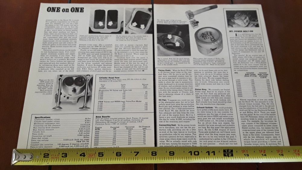 JIM RUGGLES BUICK V-6 ORIGINAL 1983 ARTICLE