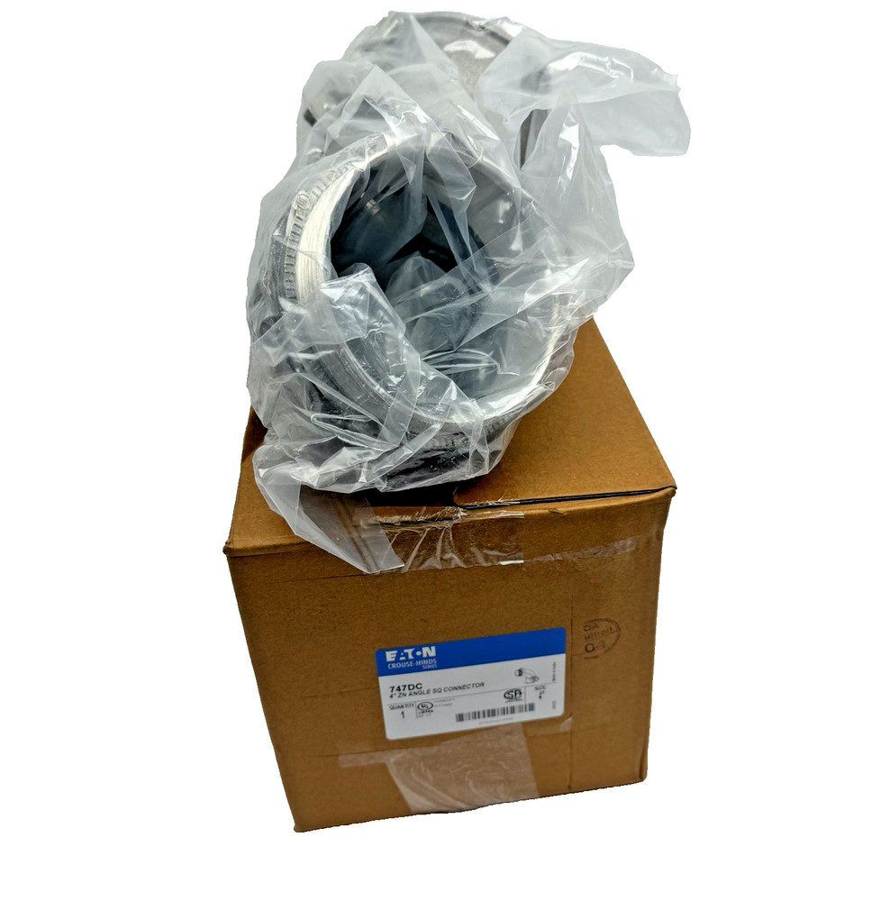 EATON 747DC 4" ZN ANGLE SQ CONNECTOR