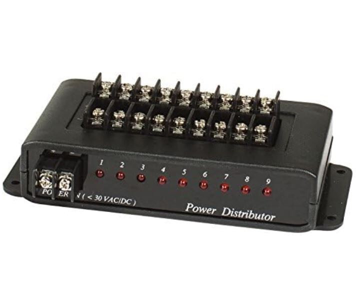 1 Input to 9 Output Power Distribution Box PD009
