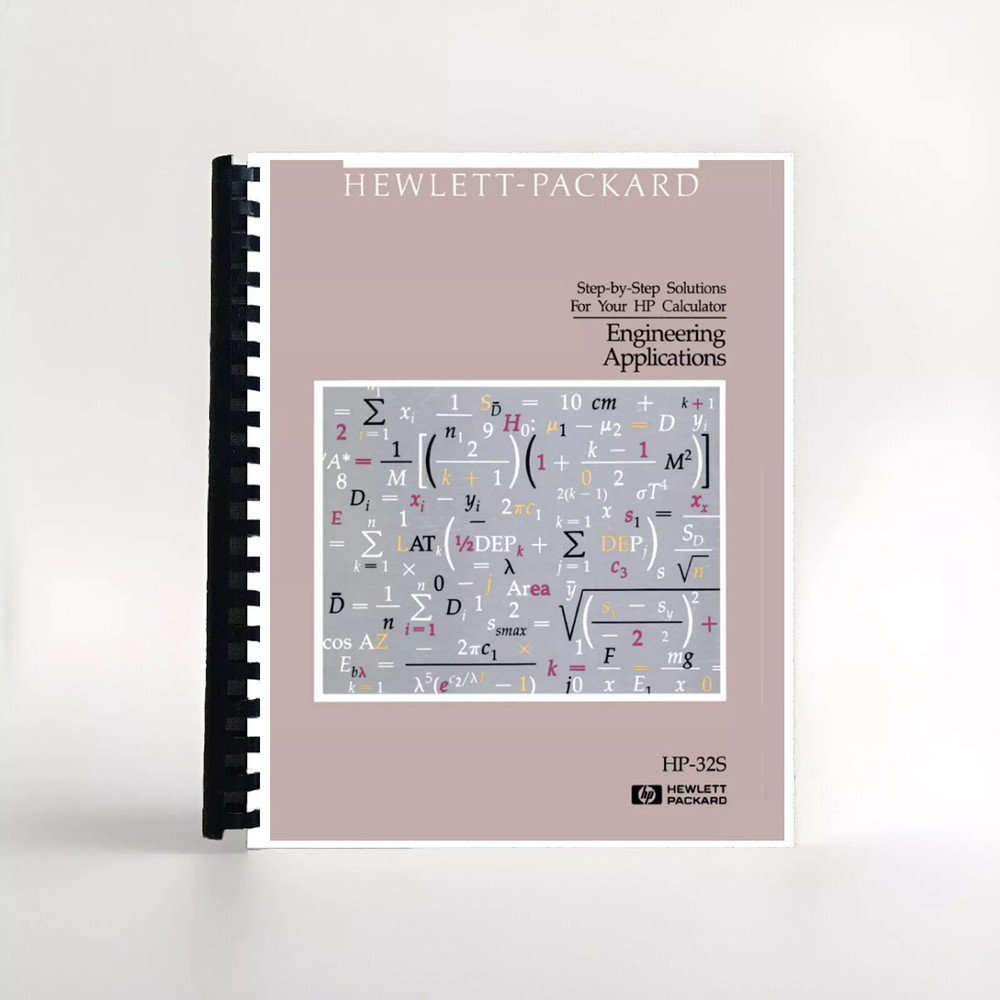 Manual for HP 32S calculator, Step-by-Step Solutions: Engineering Applications