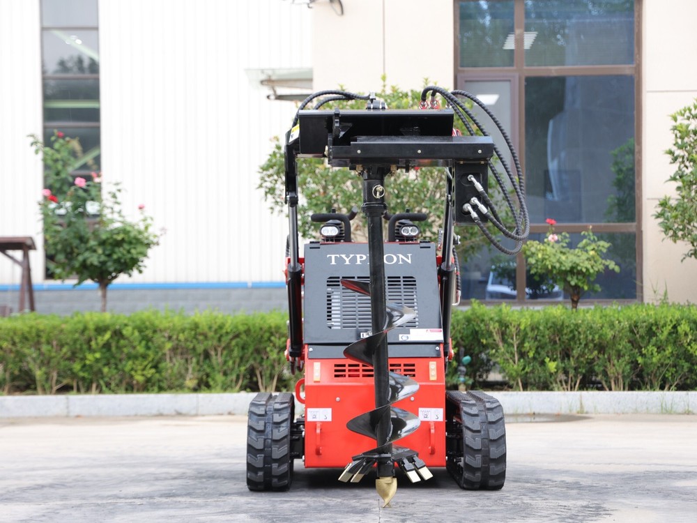 Auger Attachment mini skid steer loader attachments for TYPHON STOMP skidsteer\
