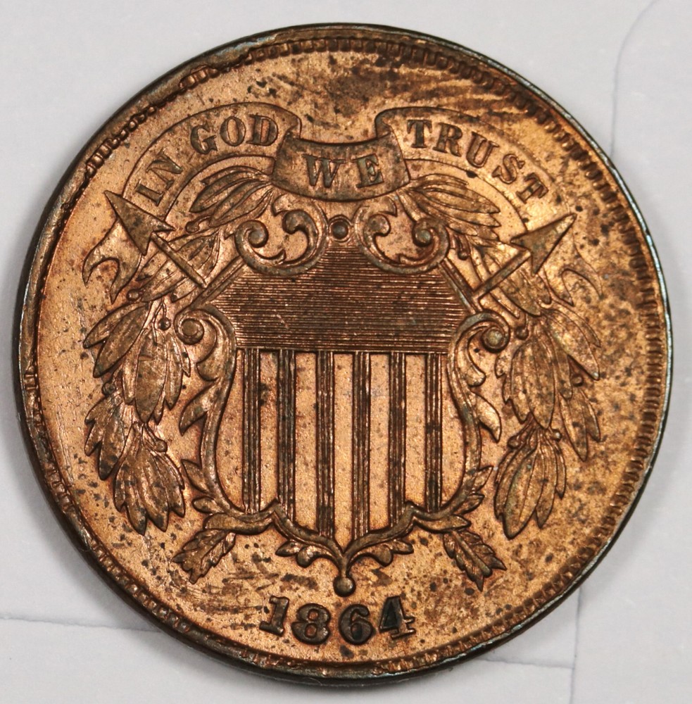 1864 2 Cent Piece.  UNC.   187961