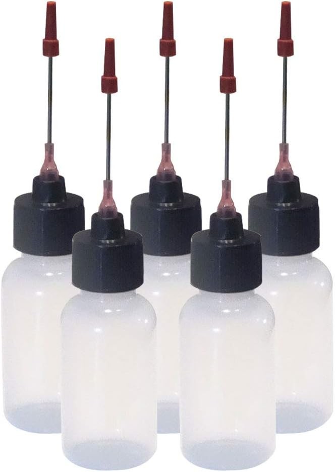 5-1 OZ Bottles w/ Stainless Needle Tip