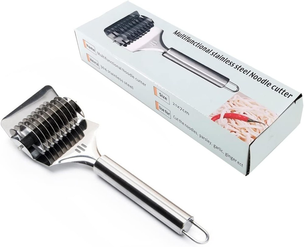 Multi-Purpose Noodle Lattice Roller with 360° Cutting - Kitchen Essential