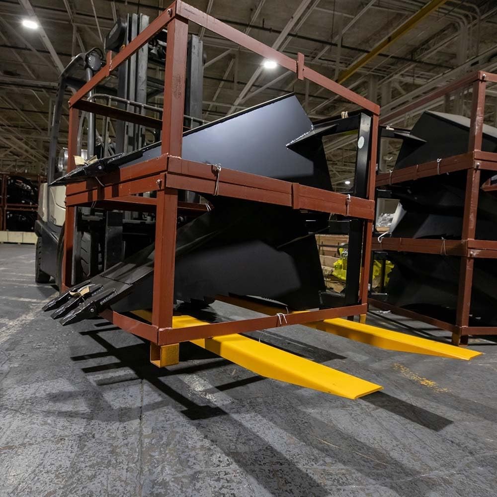 Pallet Forklift Extensions, 60in Pallet Fork Extensions x 4.5in Width,