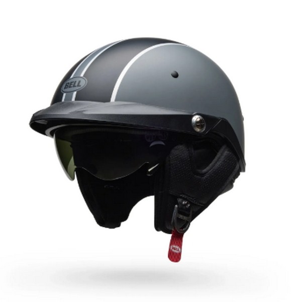 Bell Pitboss Half Helmet Pinned Matte Nardo Gray/Black - Medium