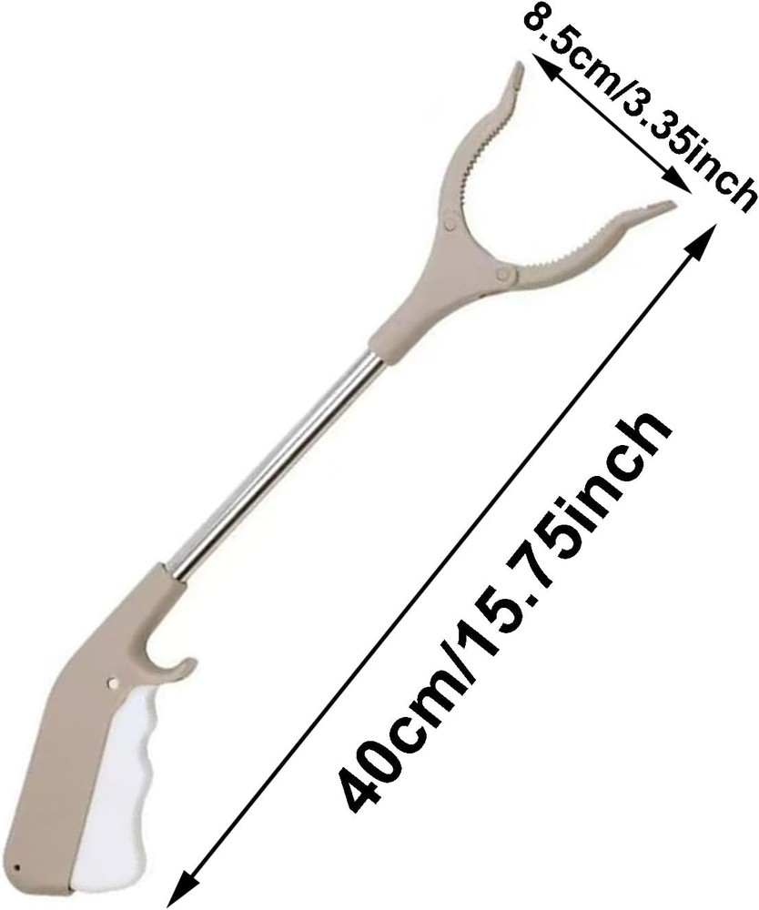 2 Pack Grabber Reacher Tool 16" Trash Picker Stick Claw Arm Extender