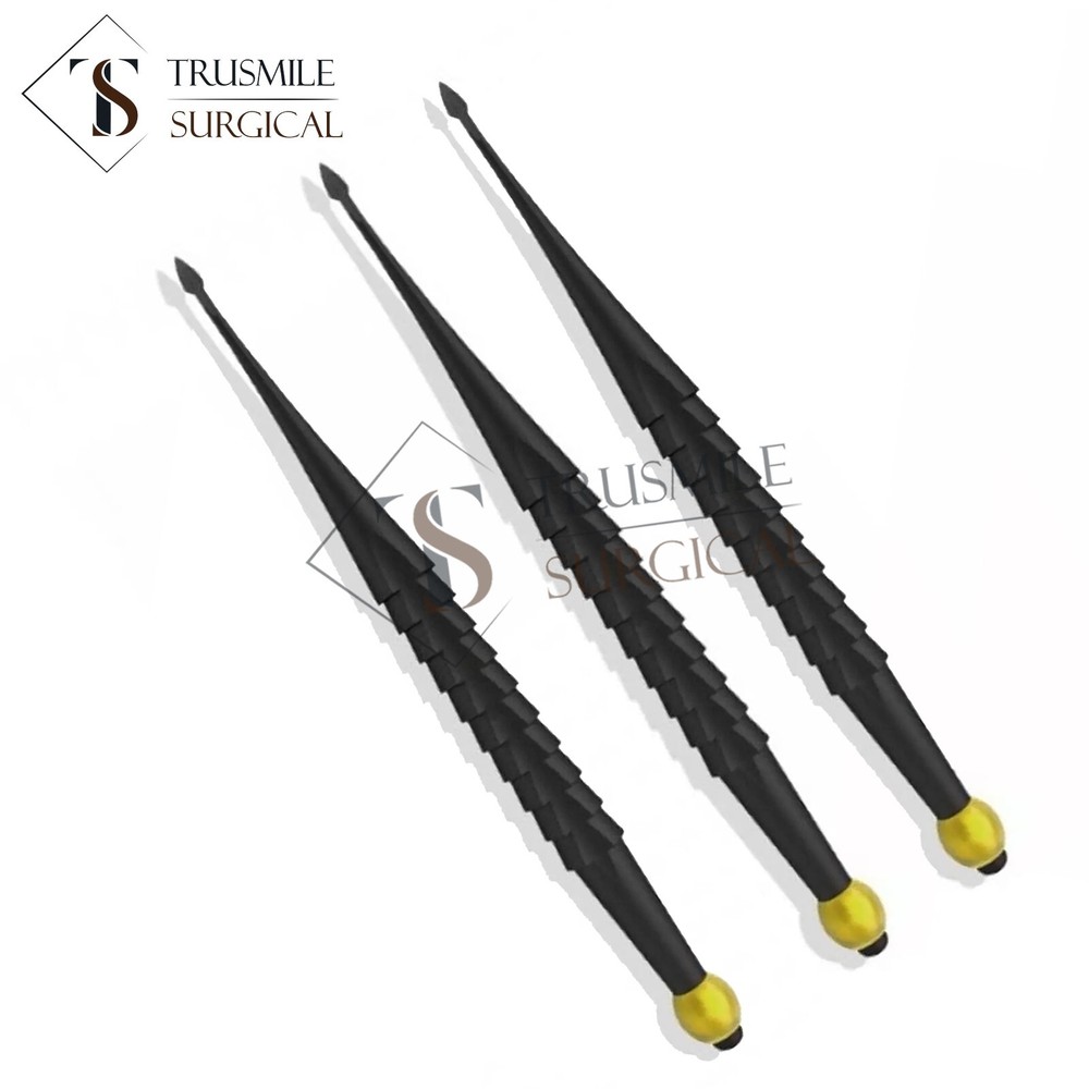 3 Pcs PDL Elevator Sharpened Straight Spade Proximator surgical Instruments