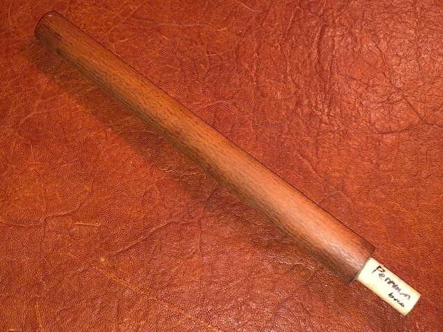 TNT Pernambuco Cored With Maple Pool Cue Front.