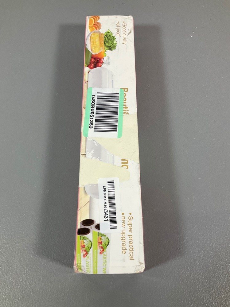 Enjoycoo Multi-Use Kitchen Wrap Dispenser with Slide Cutter for Foil, Plastic &