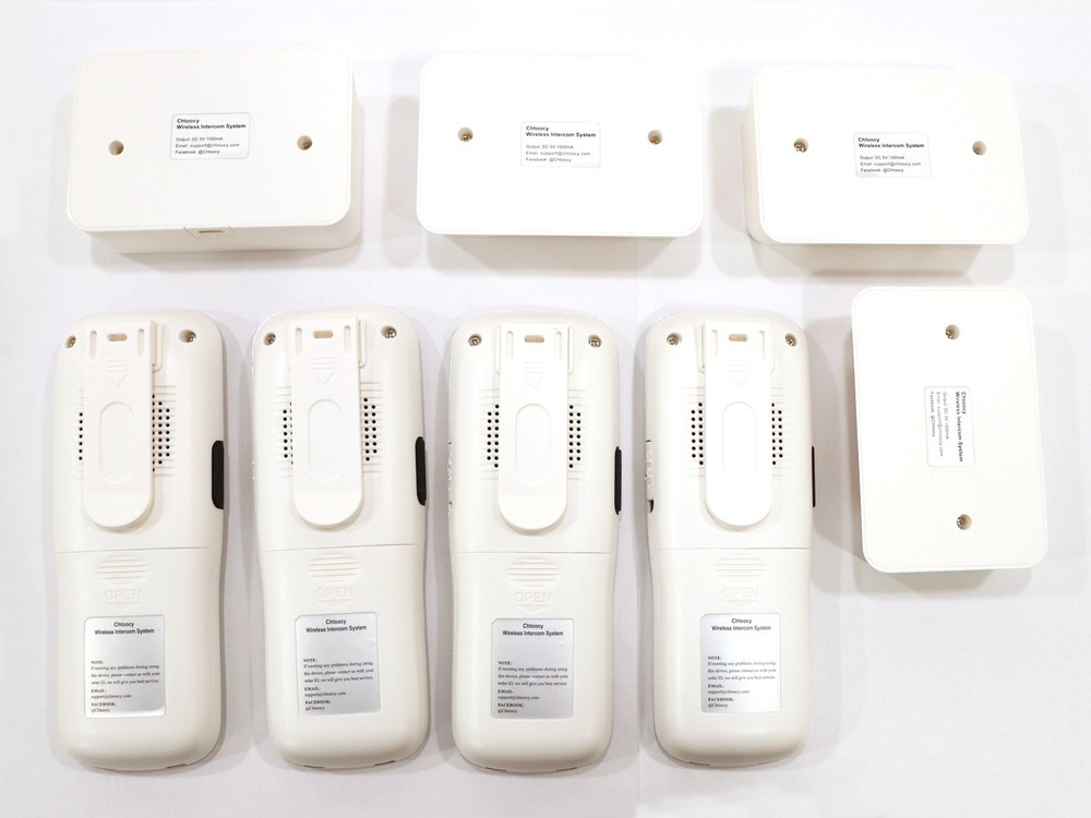 Chtoochy C668-P4 Wireless Rechargeable Intercom System