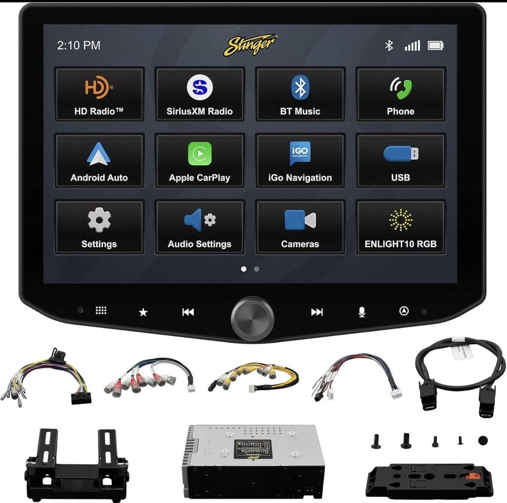Stinger HORIZON10 IX210 Digital Multimedia Receiver 10.1" HD Touchscreen Display