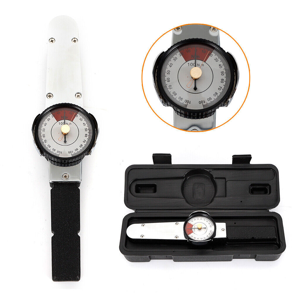 Dial Indicator Torque Wrench High Precision Indicating Torque meter Wrench100n.m