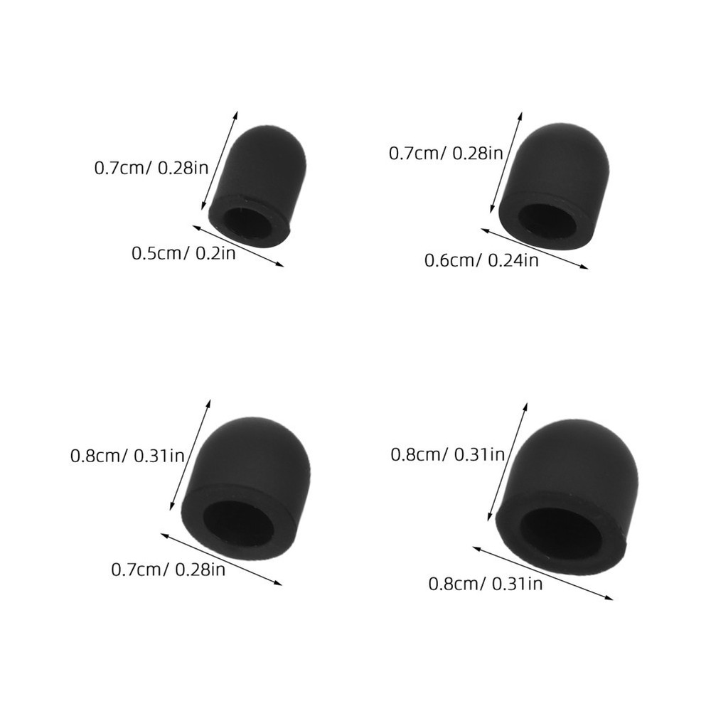 60 PCS Silicone Stylus Tips Replacement Nibs for Capacitive Pens