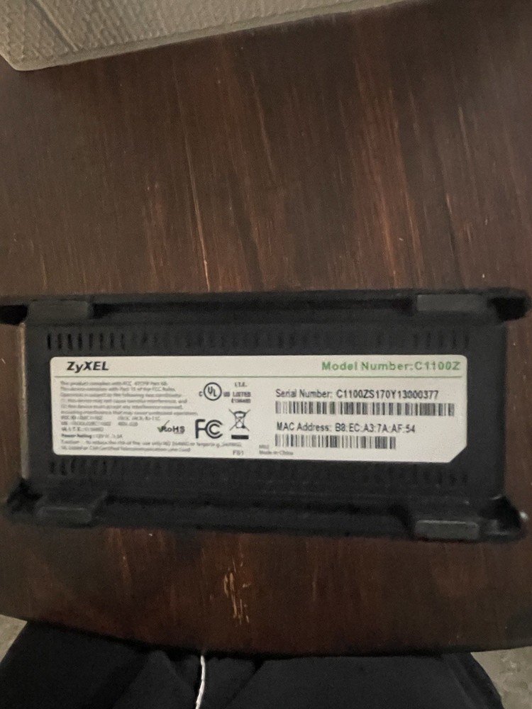 CenturyLink C1100X Ethernet