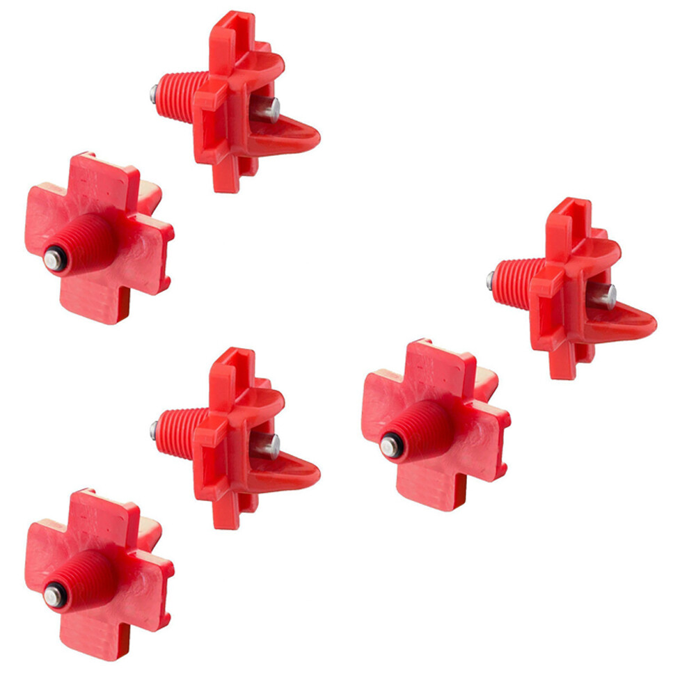 6 Pack Horizontal Side Mount Automatic Chicken Water Drinker Poultry Nipples