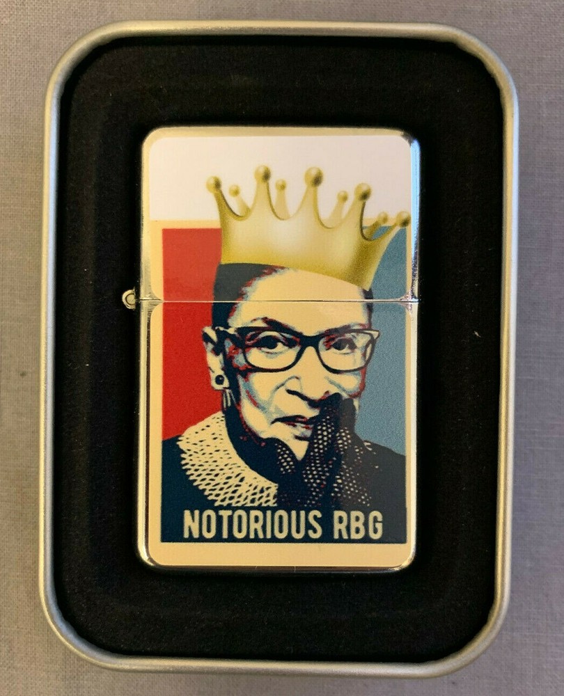 Justice Notorious Ruth Flip Top Oil Lighter Windproof