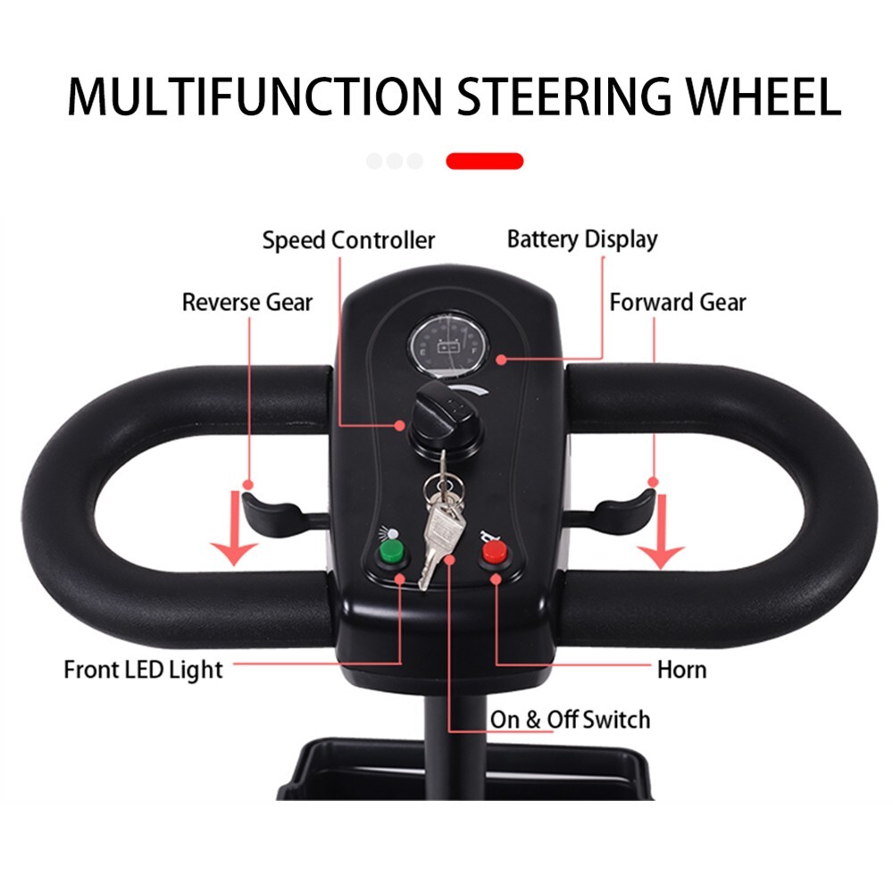 Mobility Scooter Loading 265 IBS Removable Battery for Elderly Electri Scooter