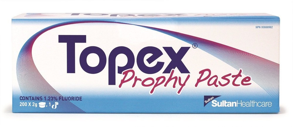 Sultan 30002 Topex Prophy Paste Mint Coarse Grit with Fluoride 200/Bx