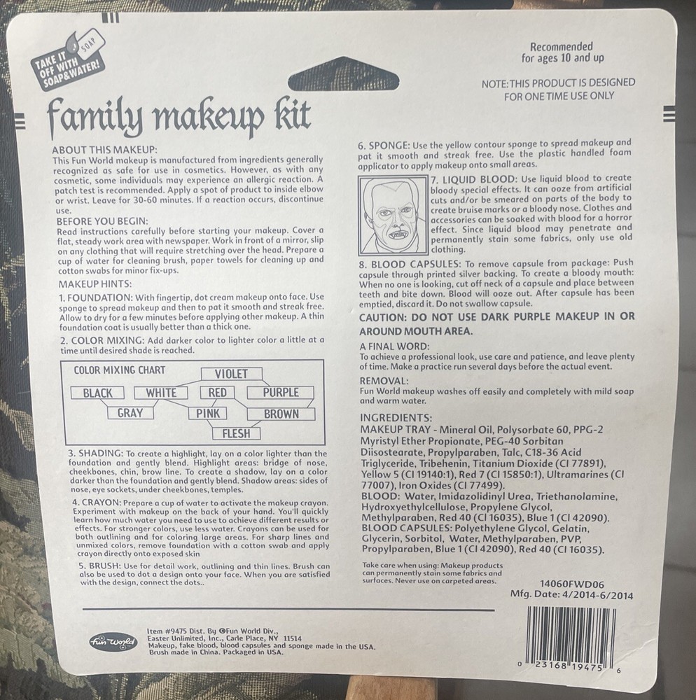 VAMPIRE FAMILY MAKEUP KIT