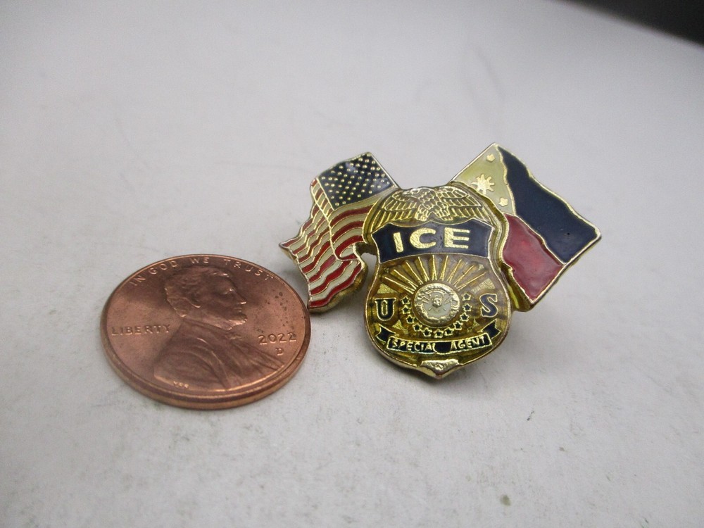 Customs ICE US Embassy Philippines Enamel Lapel Pin