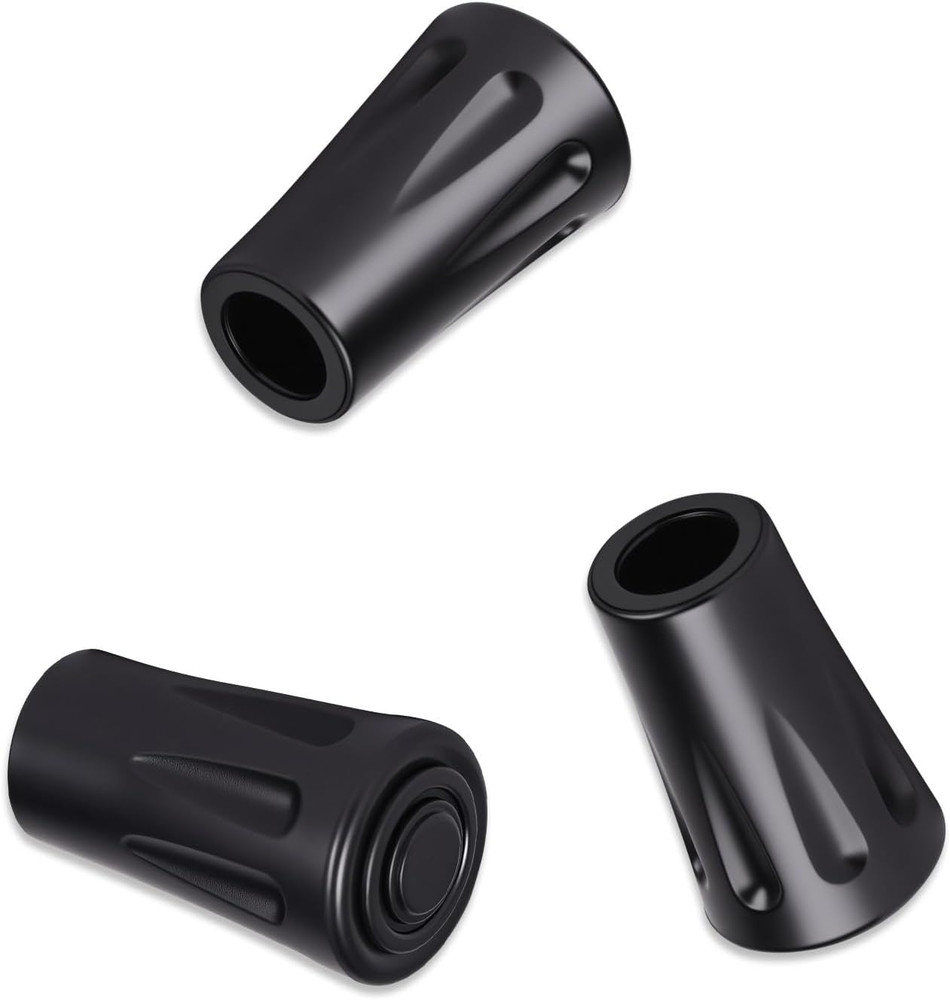 8Pcs Walking Stick Tips, Trekking Pole Tip, Walking Cane Tips Replacement Rubber