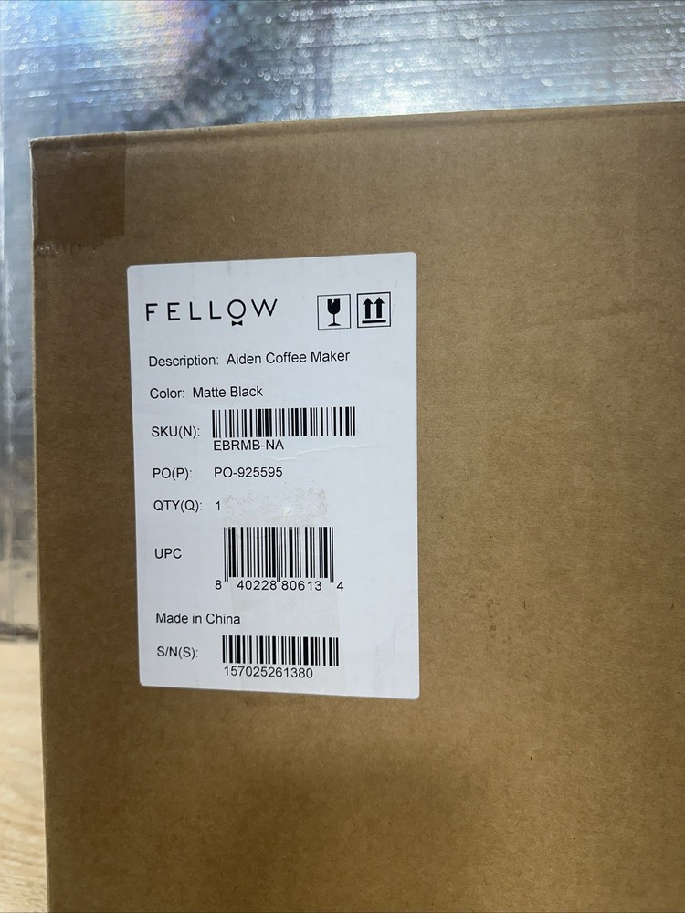 Fellow Aiden Coffee Maker - Matte Black